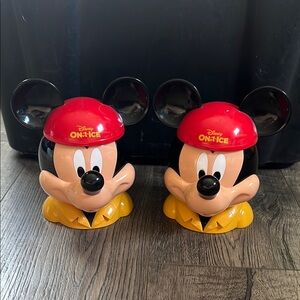 Disney on ice Mickey Mouse cups set of two